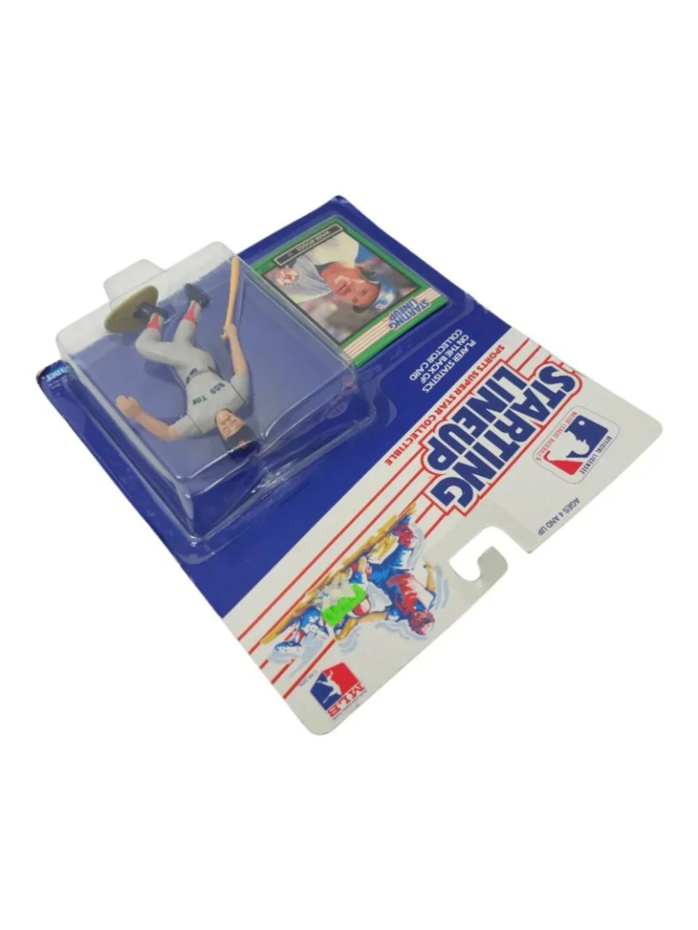 1989 Kenner Starting Lineup Wade Boggs Boston Red Sox Action Figure Card NOC